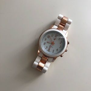 american eagle rose gold watch